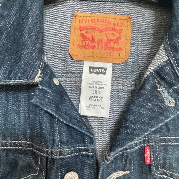 Original Levi Denim  Mens Trucker Jacket - Picture 2 of 3